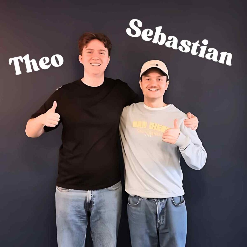 Theo och Sebastian praktik
